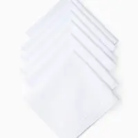 Платки носовые &laquo;Этель&raquo; White cotton, 28&times;28 см - 6 шт., хлопок 100%, белые