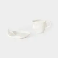 Чайная пара "Поцелуй"  блюдце 14х5см, чашка 12х9х8 см