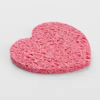 Спонж для умывания &laquo;Сердце&raquo;, 8.5&times;7.5 см, МИКС