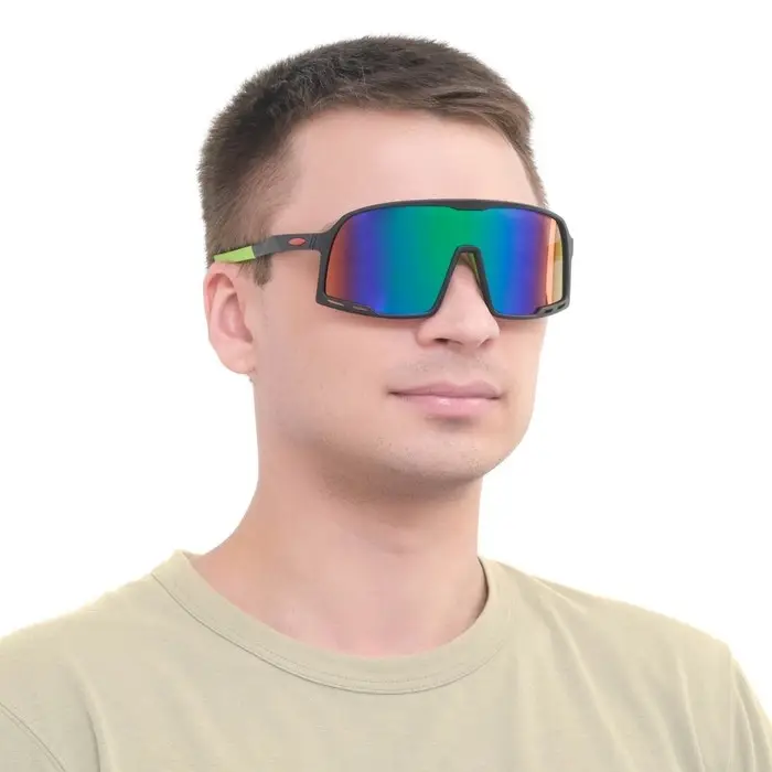 Очки солнечные мужские спортивные &laquo;Мастер К&raquo;, uv 400, ширина 14.1 см, дужка 13.4 см, линза 7.2&times;5.3