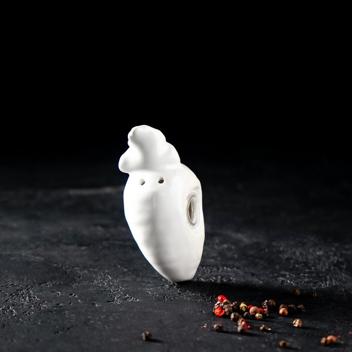 Набор для специй Доляна «Зайка», 2 предмета: солонка 50 мл, перечница 40 мл, цвет белый Набор для специй Доляна «Зайка», 2 предмета: солонка 50 мл, перечница 40 мл, цвет белый