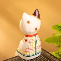 Сувенир &laquo;Котенок в рубашке сидячий&raquo;, 6&times;6&times;15 см, дерево