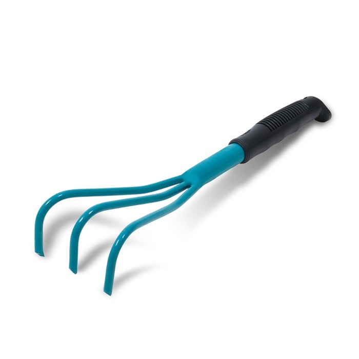 Рыхлитель, длина 38 см, 3 зубца, пластиковая ручка, «Практик» Рыхлитель, длина 38 см, 3 зубца, пластиковая ручка, «Практик»