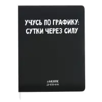 Дневник универсальный для 1-11 класса "Учусь по графику", интегральная обложка, искусственная кожа, шелкография, ляссе, 80 г/м2