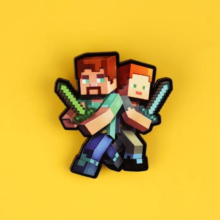 Набор значков Набор значков "Майнкрафт" 5 шт