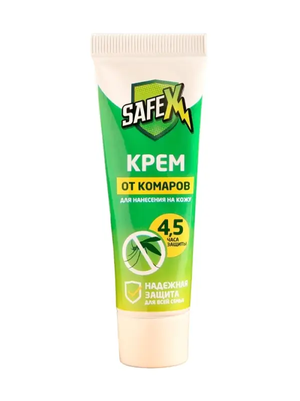 Средство от комаров SAFEX, крем, для всей семьи, 30 мл