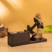 Вечный календарь &laquo;Абориген&raquo;, 14&times;20&times;8 см, дерево, МИКС