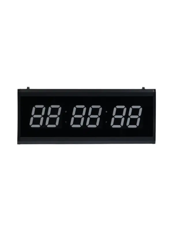 Часы электронные настенные &laquo;Соломон&raquo;, 48&times;19&times;3 см, 7.5&times;4 см, белая индикация