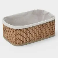 Корзины для хранения Naturel, прямоугольные, 3 шт.: от 22&times;12&times;8 см до 30&times;20&times;12 см