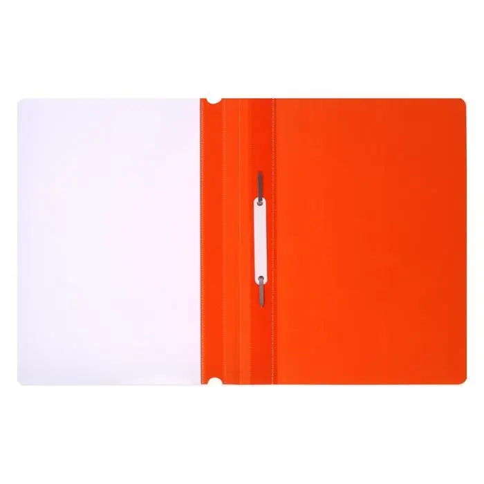 Папка-скоросшиватель Calligrata, А4, 120 мкм, оранжевая, прозрачный верх Папка-скоросшиватель Calligrata, А4, 120 мкм, оранжевая, прозрачный верх