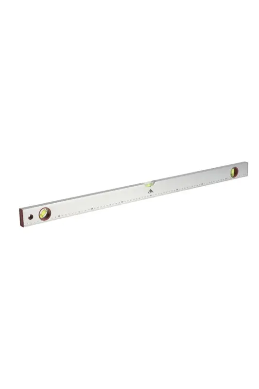 Уровень алюминиевый ЛОМ, 3 глазка, линейка, 800 мм