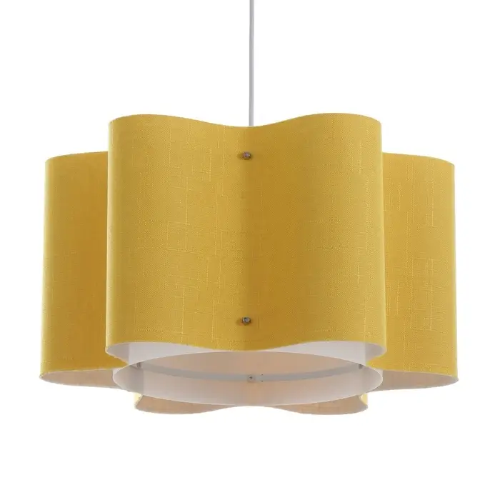 Светильник подвесной BayerLux &laquo;Лаура&raquo;, Е27 15 Вт, жёлтый, 42&times;42&times;22.5-122 см