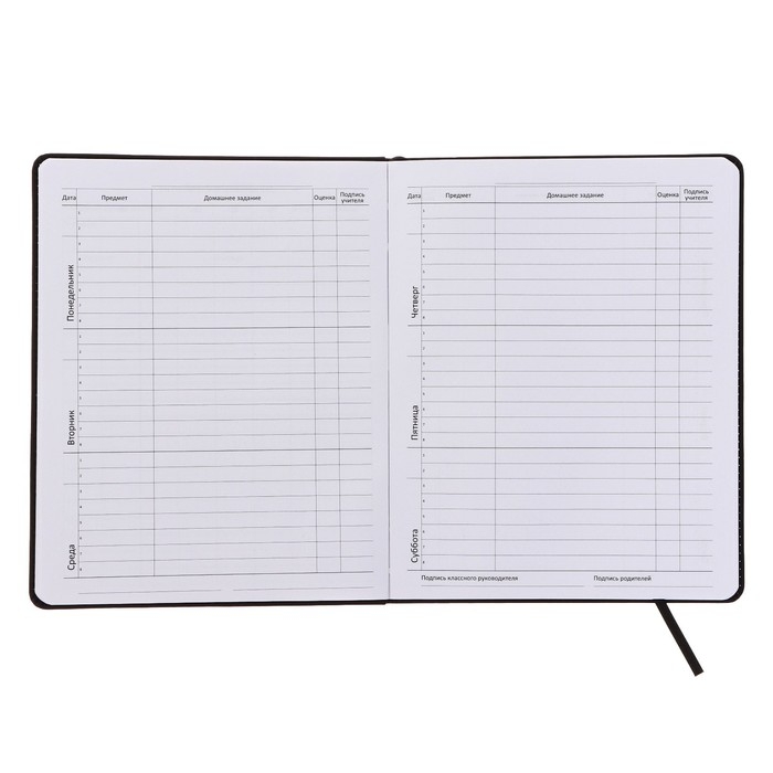 Дневник универсальный для 1-11 класса "Не надо печалиться", интегральная обложка, искусственная кожа, шелкография, ляссе, 80 г/м2