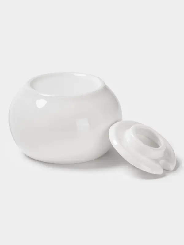 Сахарница Hanna Knövell, фарфор, белая