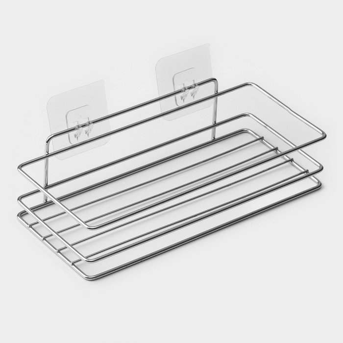 Полка на липучках Доляна, 25×11×6,5 см Полка на липучках Доляна, 25×11×6,5 см