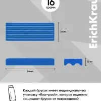 Пластилин ErichKrause Basic light pack, 6 цветов, 96 г, европодвес, в пакете