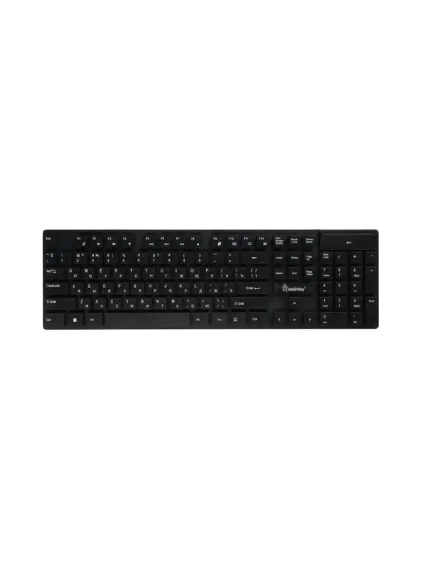 Комплект клавиатура и мышь Smartbuy ONE 400AG, беспроводной, USB, от батареек AA/ААА, чёрный