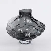 Ваза &laquo;Джино&raquo;, 16&times;19 см, стекло. чёрная
