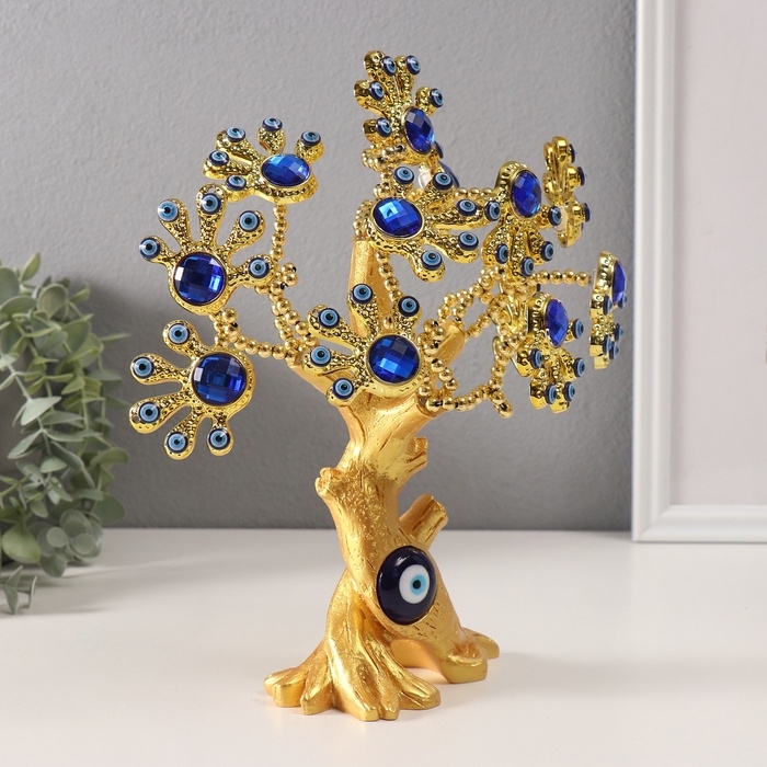 Сувенир от сглаза Сувенир от сглаза "Дерево с пятилистником" 7х12х26 см