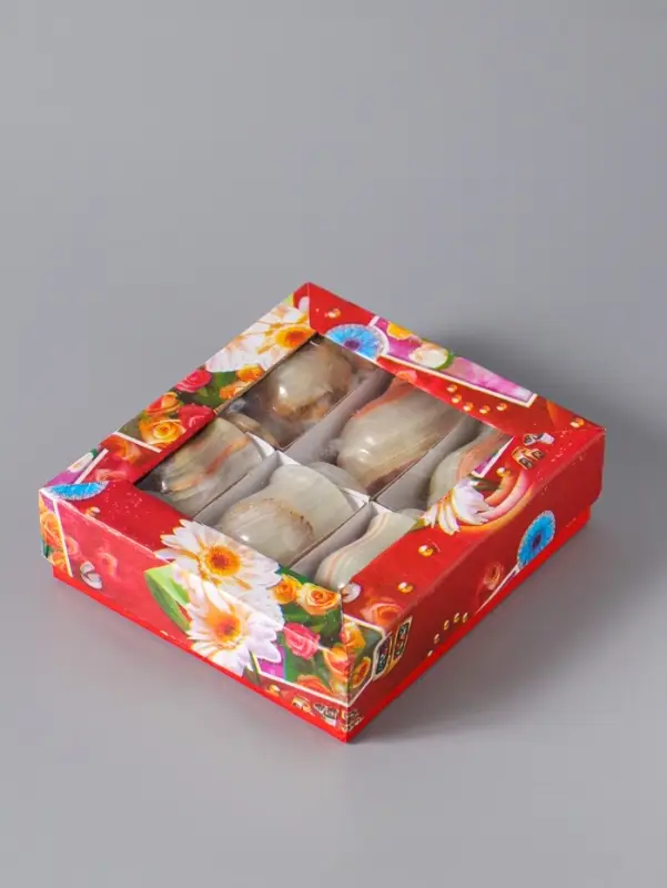 Набор рюмок 6 шт. &laquo;Грация&raquo;, подарочный, 3.5&times;6.5 см, оникс