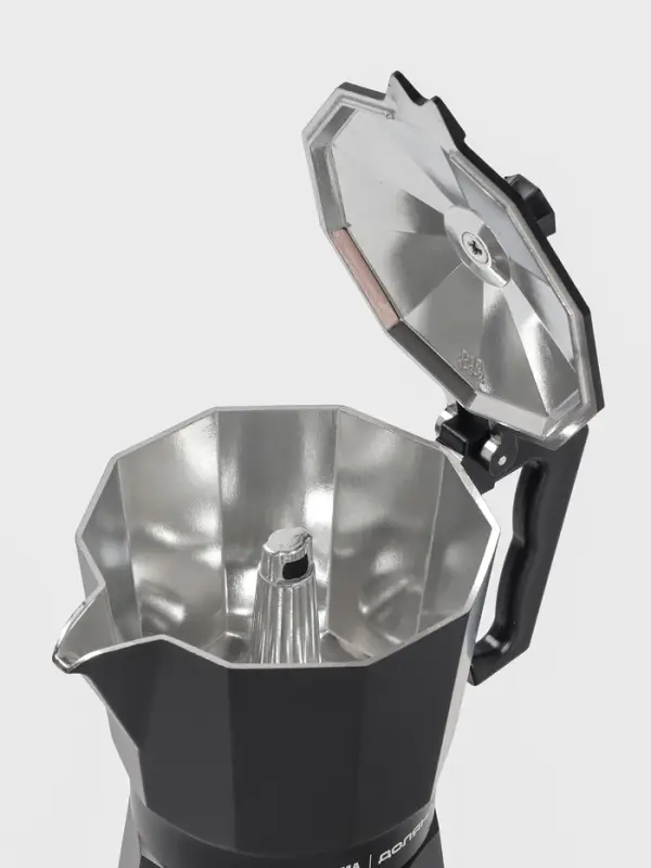 Кофеварка гейзерная Доляна Alum black, на 6 чашек, 300 мл, алюминий, чёрная