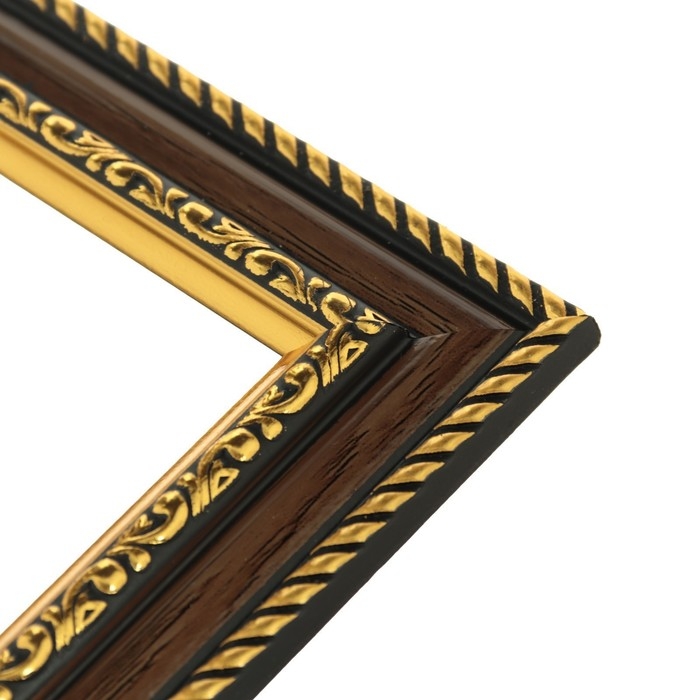 Рама для картин (зеркал) 15 х 21 х 3,0 см, пластиковая, Calligrata 6448, золотой Рама для картин (зеркал) 15 х 21 х 3,0 см, пластиковая, Calligrata 6448, золотой