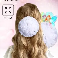 Бант для волос, 11 см, ВИНКС