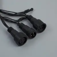 Гирлянда &laquo;Нить&raquo; 10 м, IP44, УМС, тёмная нить, 72 SMD-LED, свечение мульти, 220 В