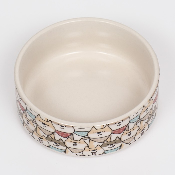 Миска керамическая  Миска керамическая "Хаски" 200мл, 10,5 х 4 см