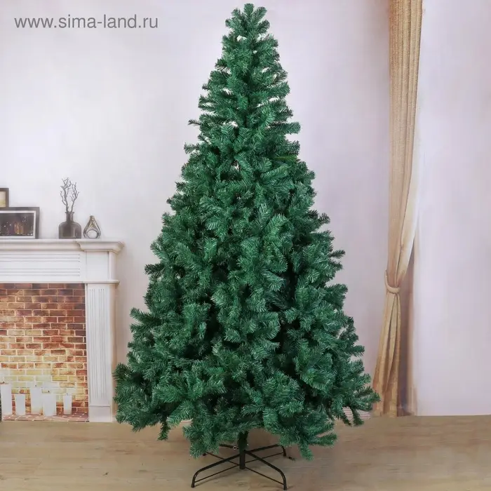 Искусственная ёлка &laquo;Зимнее волшебство. Голубая ель&raquo;, 300 см, d нижнего яруса 145 см, 2800 ПВХ веток на крючках