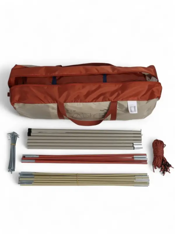 Палатка туристическая 4-местная maclay kavkaz ume 4, 250×360×140 см, треккинговая