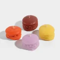 Свеча &laquo;Макарун&raquo;, 3.5&times;3.5&times;2 см, соевый воск, МИКС