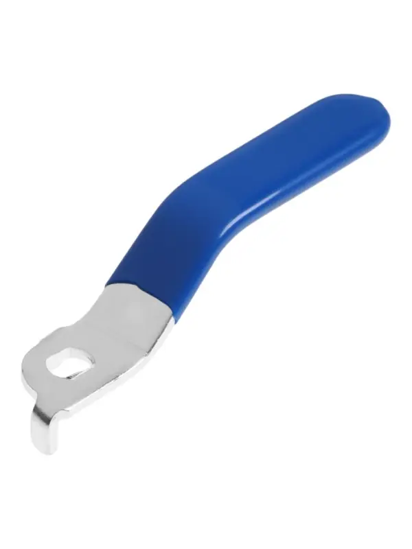 Ручка-рычаг для шарового крана ZEIN, усиленная, 1/2&laquo;-3/4&raquo;, прорезиненная, синяя