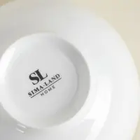 Салатники SL Home &laquo;Каскарон&raquo;, 1.4 л, d=18 см, набор 2 шт., костяной фарфор, белые