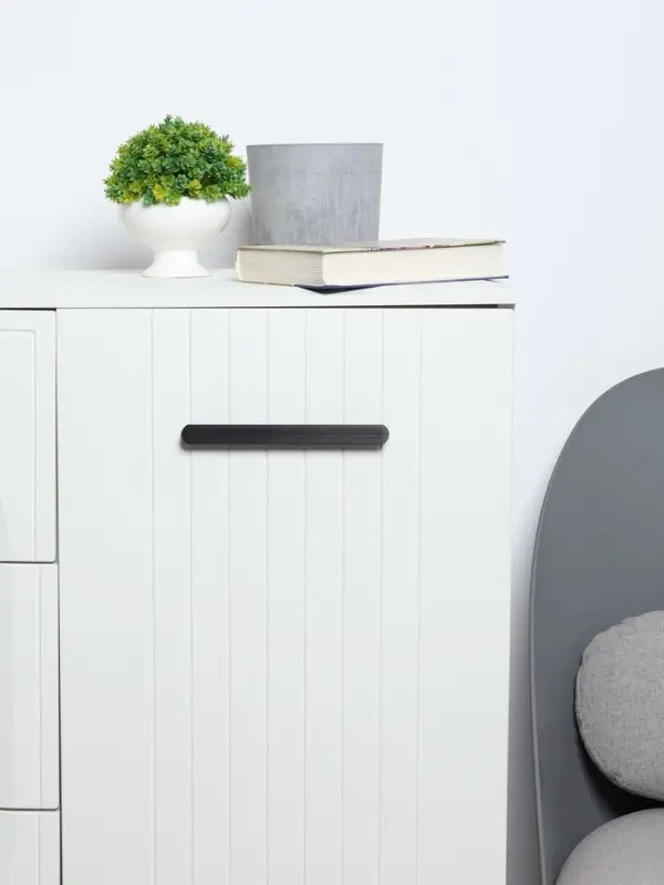 Ручка-скоба CAPPIO RSC102, алюминий, м/о 160 мм, цвет черный