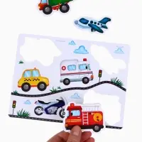 Игрушки - стикеры для купания в ванне &laquo;Машинки&raquo;, EVA, набор 12 шт.