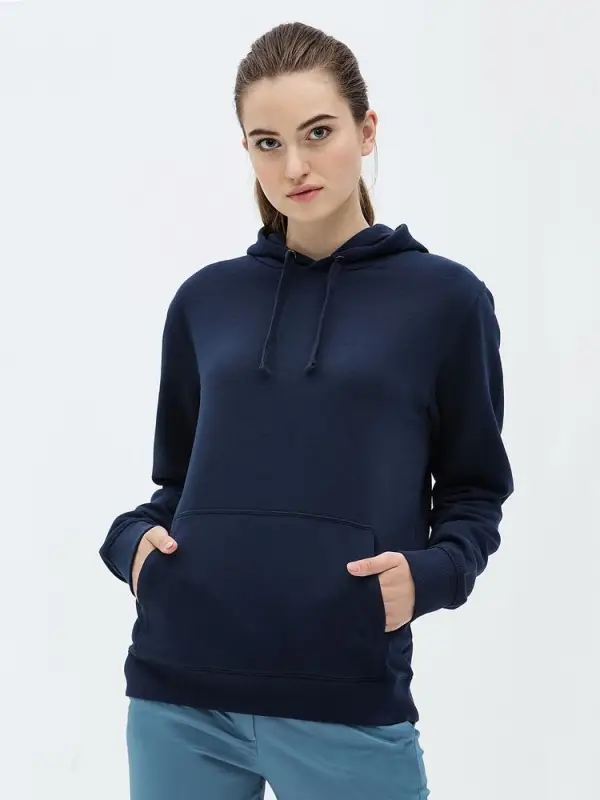 Толстовка унисекс Spencer, темно-синяя, размер XXL