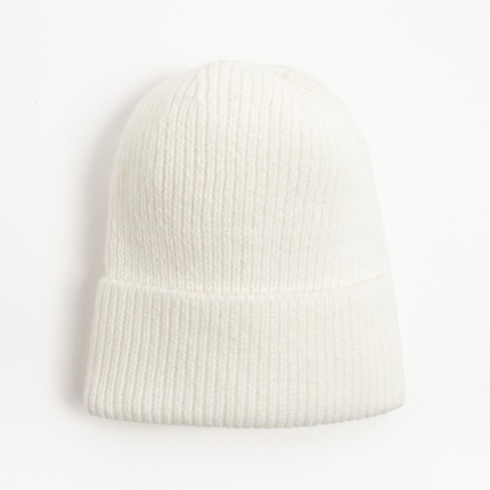 Шапка детская MINAKU, р-р 52-54 цв. белый Шапка детская MINAKU, р-р 52-54 цв. белый