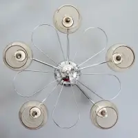 Светильник потолочный BayerLux &laquo;Анрия&raquo;, 5&times;Е27, 40 Вт, хром, 59&times;59&times;30 см