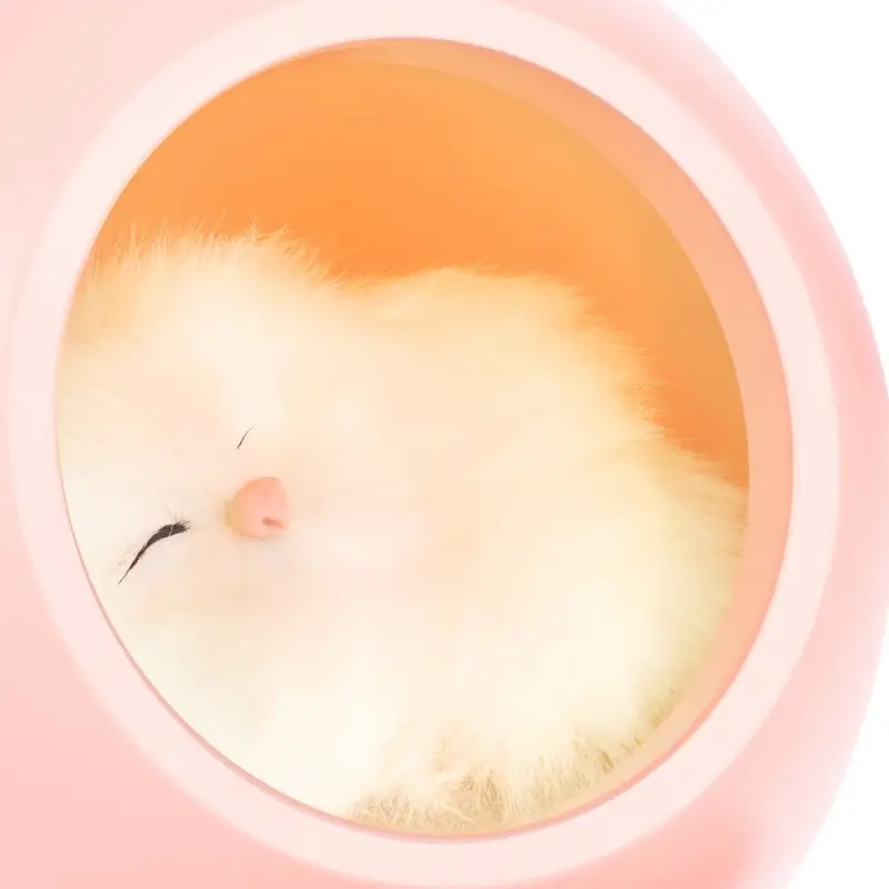 Беспроводная лампа-колонка Right Meow, розовая Беспроводная лампа-колонка Right Meow, розовая