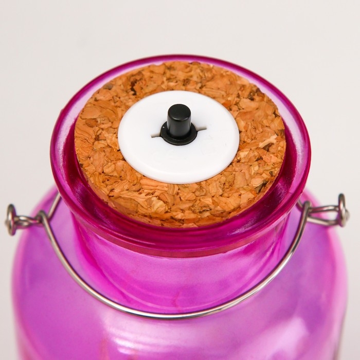 Ночник Ночник "Анде" LED от батареек розовый 8х8х16,5 см RISALUX