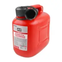 Канистра топливная пластик 5л. (красная) AVS TPK-05