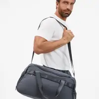 Сумка дорожная Vei, темно-серая (графит)