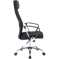 Кресло BN_Sp_EChair-589 TC сетка/ткань черный, хром