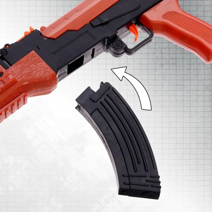 Автомат &laquo;АК-47&raquo;, стреляет присосками и шариками