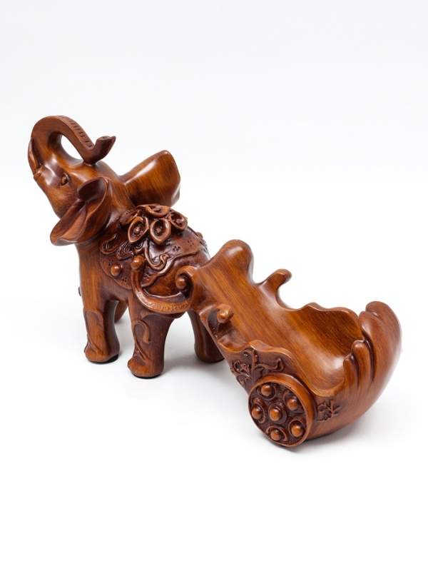 Подставка для бутылки  Подставка для бутылки "Слон" под дерево, 34х13х20см