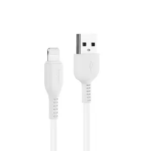 Кабель USB на Lightning 2M 2.4А X20 HOCO белый