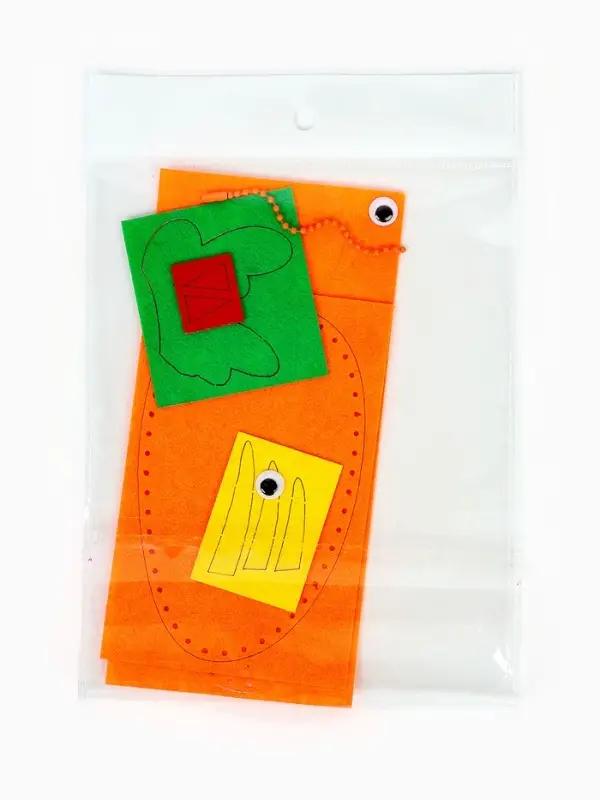 Набор для создания игрушки из фетра "Зверята", набор 6 шт.