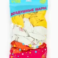 Воздушный шар латексный 12" &laquo;Гусь и капибара&raquo;, набор 50 шт.