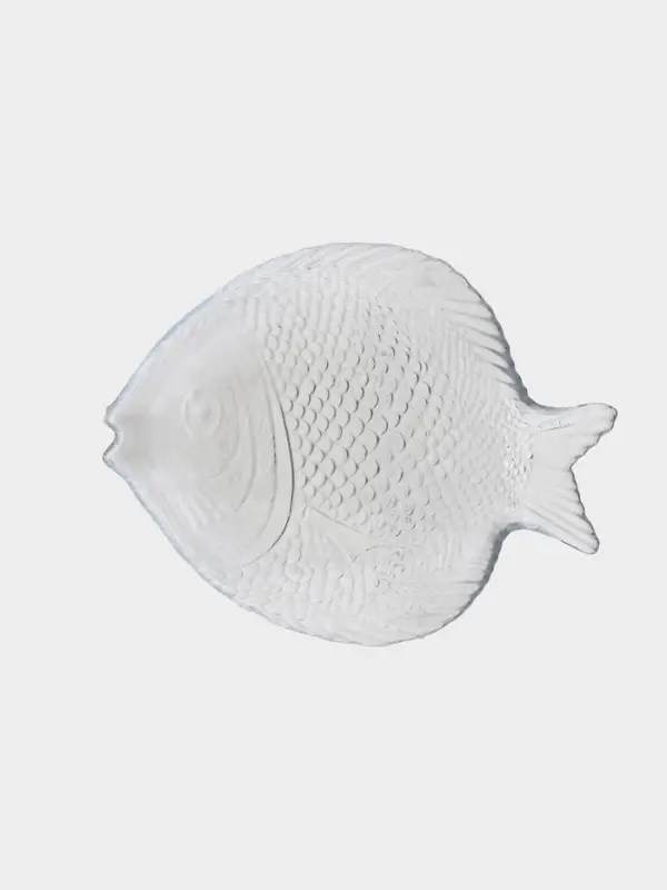 Блюдо Paşabah&ccedil;e Marine, 19.8&times;15.8 см, стекло, прозрачное